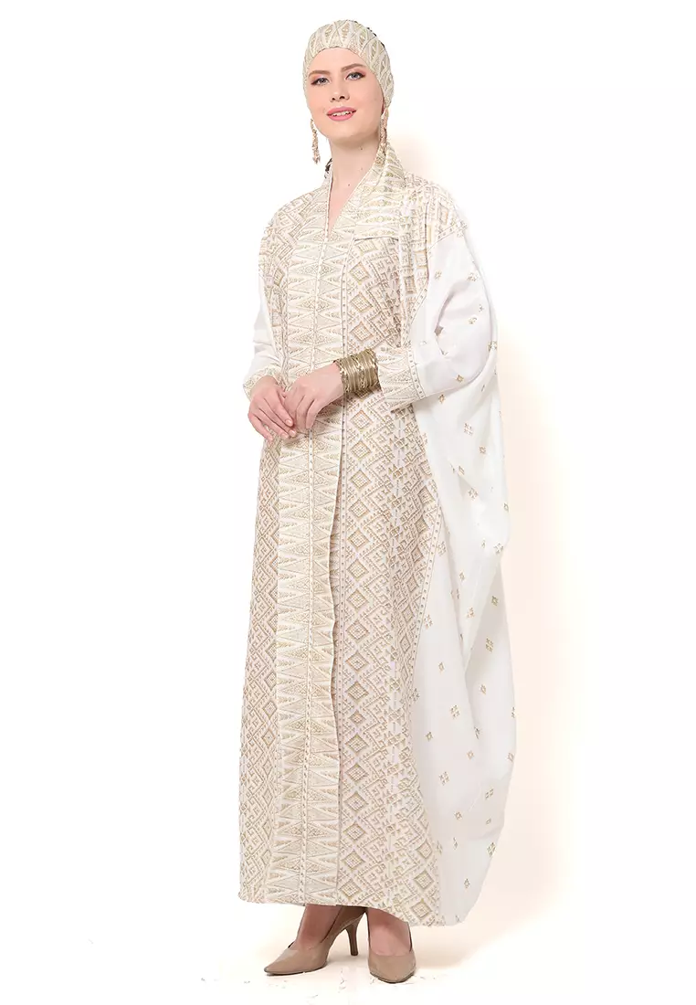Kanzi Exclusive Long Sleeve Songket Kaftan