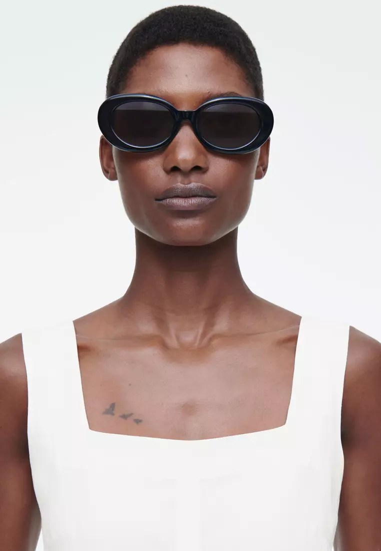 Square-Neck Mini Pinafore Dress