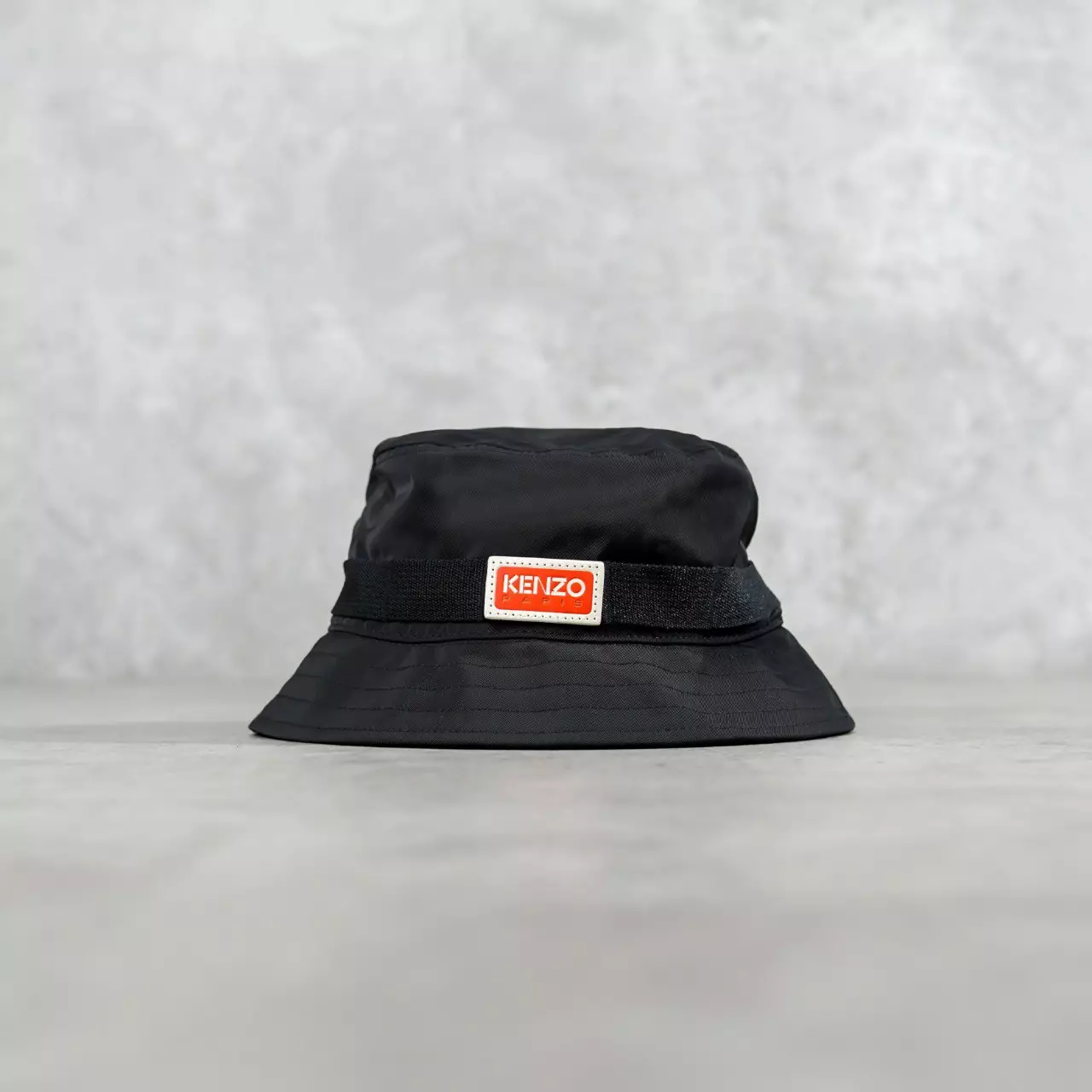 Topi KENZO SQUARE RED BLACK BUCKET HAT 100% ORIGINAL