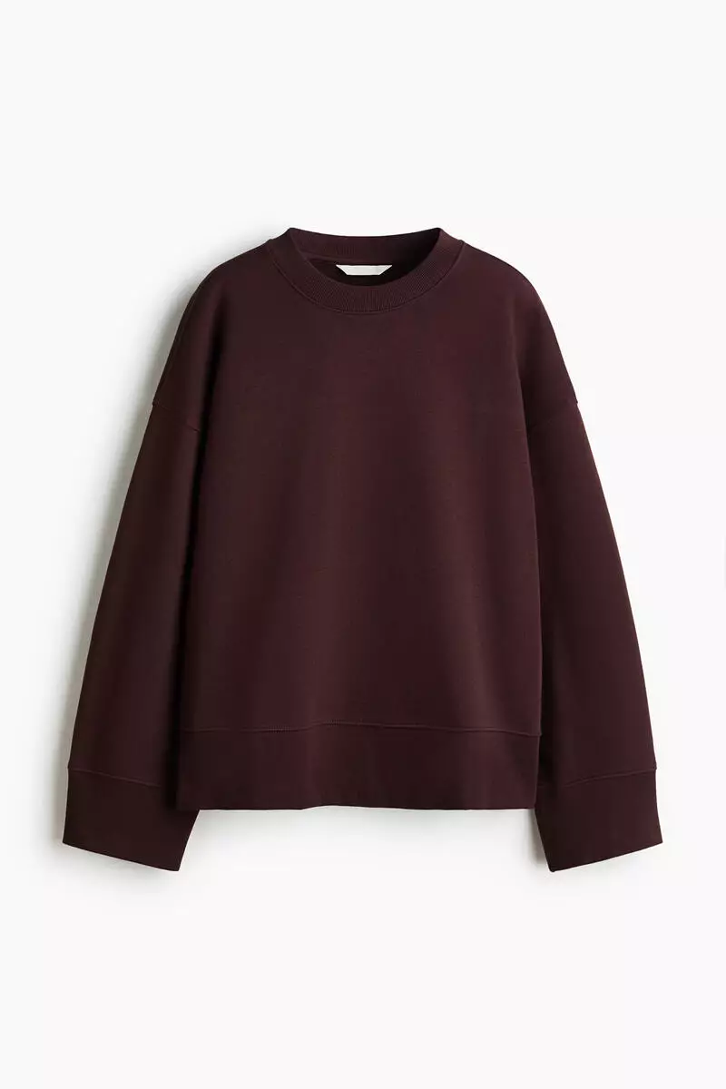 Oversized cotton sweatshirt