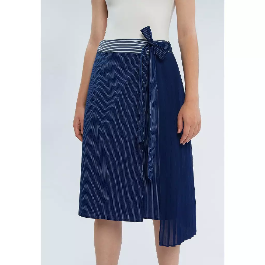 Minimal Yaiza Skirt Dark Navy Warna DARK NAVY