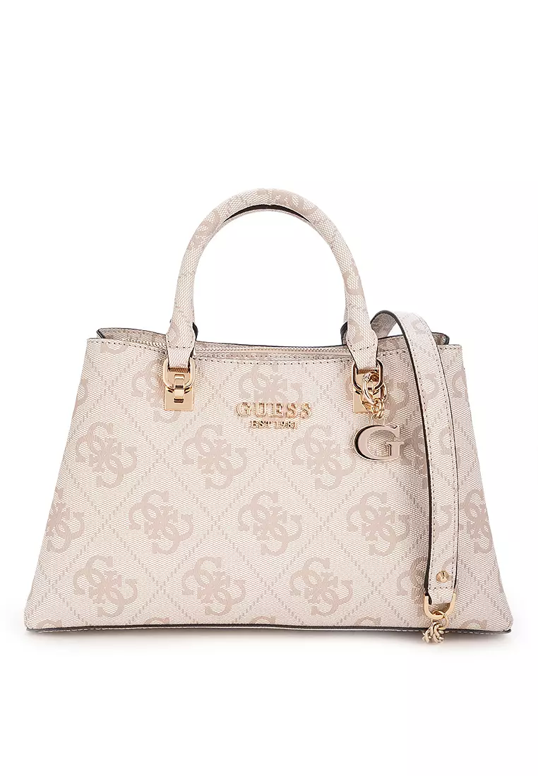 Buy GUESS Eliette Logo Girlfriend Satchel 2024 Online | ZALORA Philippines