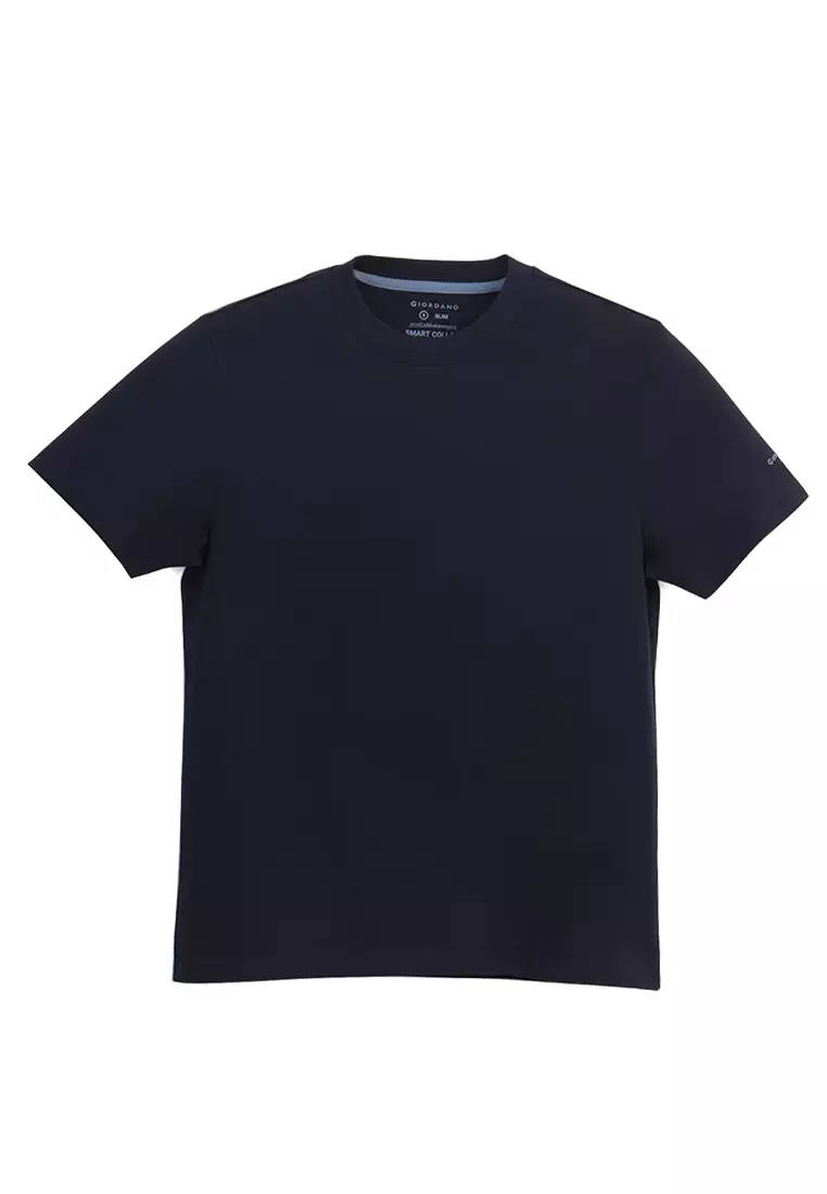 Men's Cotton Jersey Crew Neck Slim Fit Tee