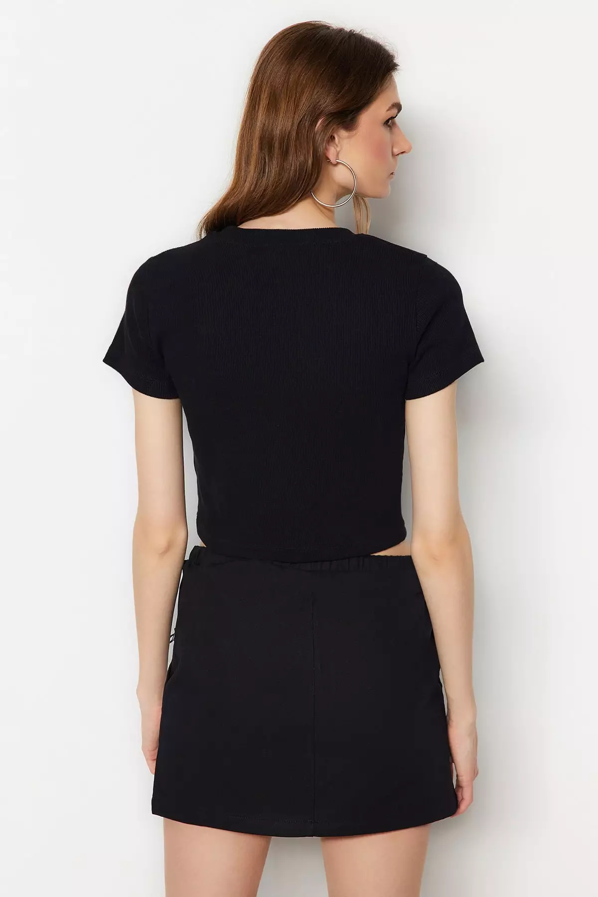 Ribbed Knit Crop Top