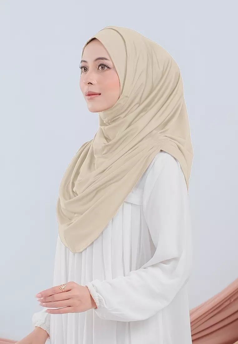 HIJAB INSTAN VALEEQA - SOFT CHOCO
