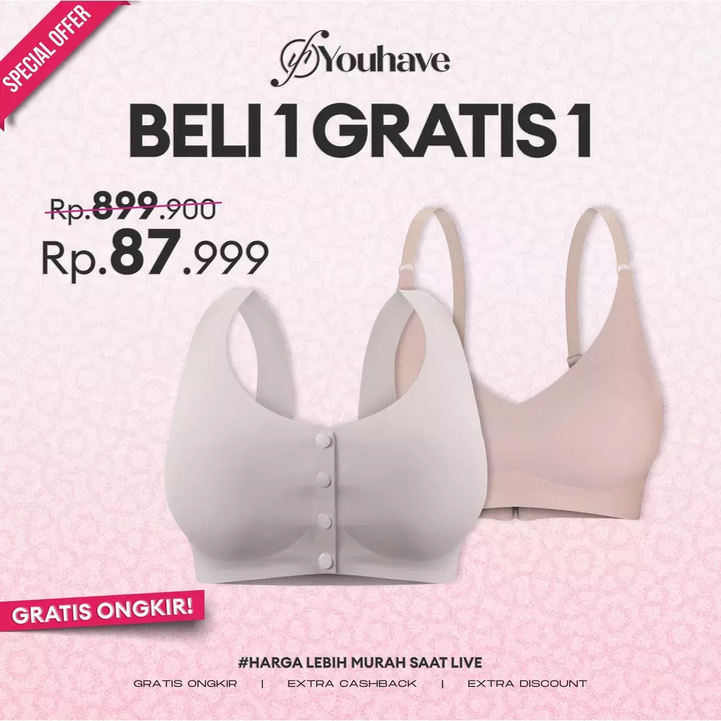 Jual Youhave YOUHAVE PAKET BELI 1 GRATIS 1 PCS SEAMLESS ...