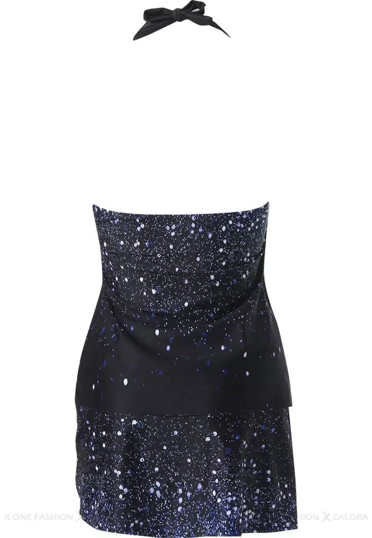 (2pcs)Sexy Tankini Swimsuit With Straps