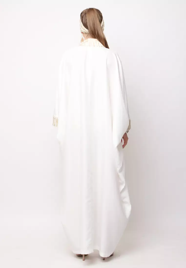 Kanzi Exclusive Long Sleeve Songket Kaftan
