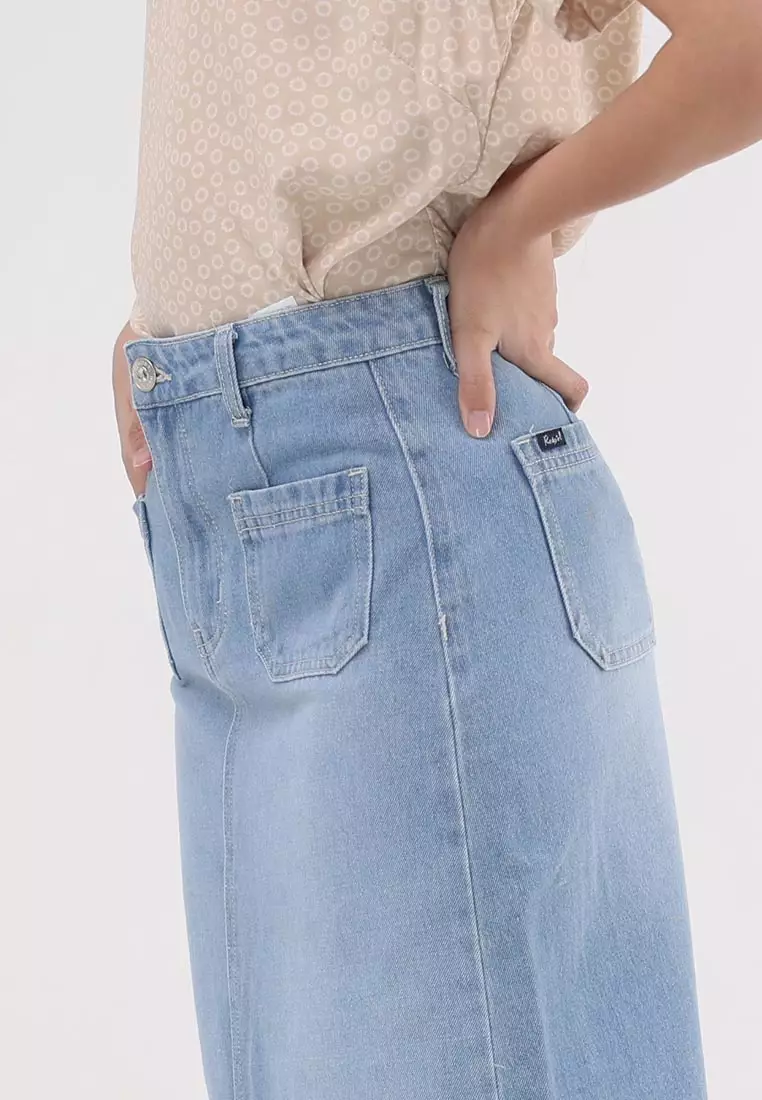 Denim Maxi Skirt Ladies