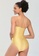 LYCKA yellow LWD7312-European Style Lady Swimsuit-Yellow 099F5USA9D6599GS_3