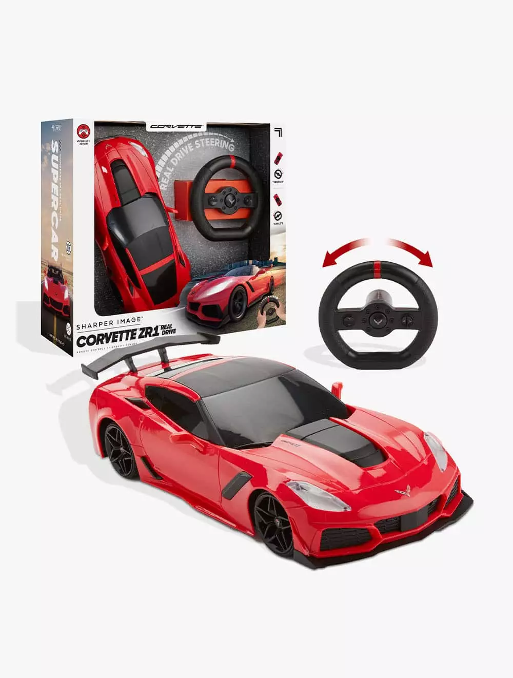 Sharper Image Toy RC Real Drive 1:16 GM Corvette - DCP1212016951 - Multicolor