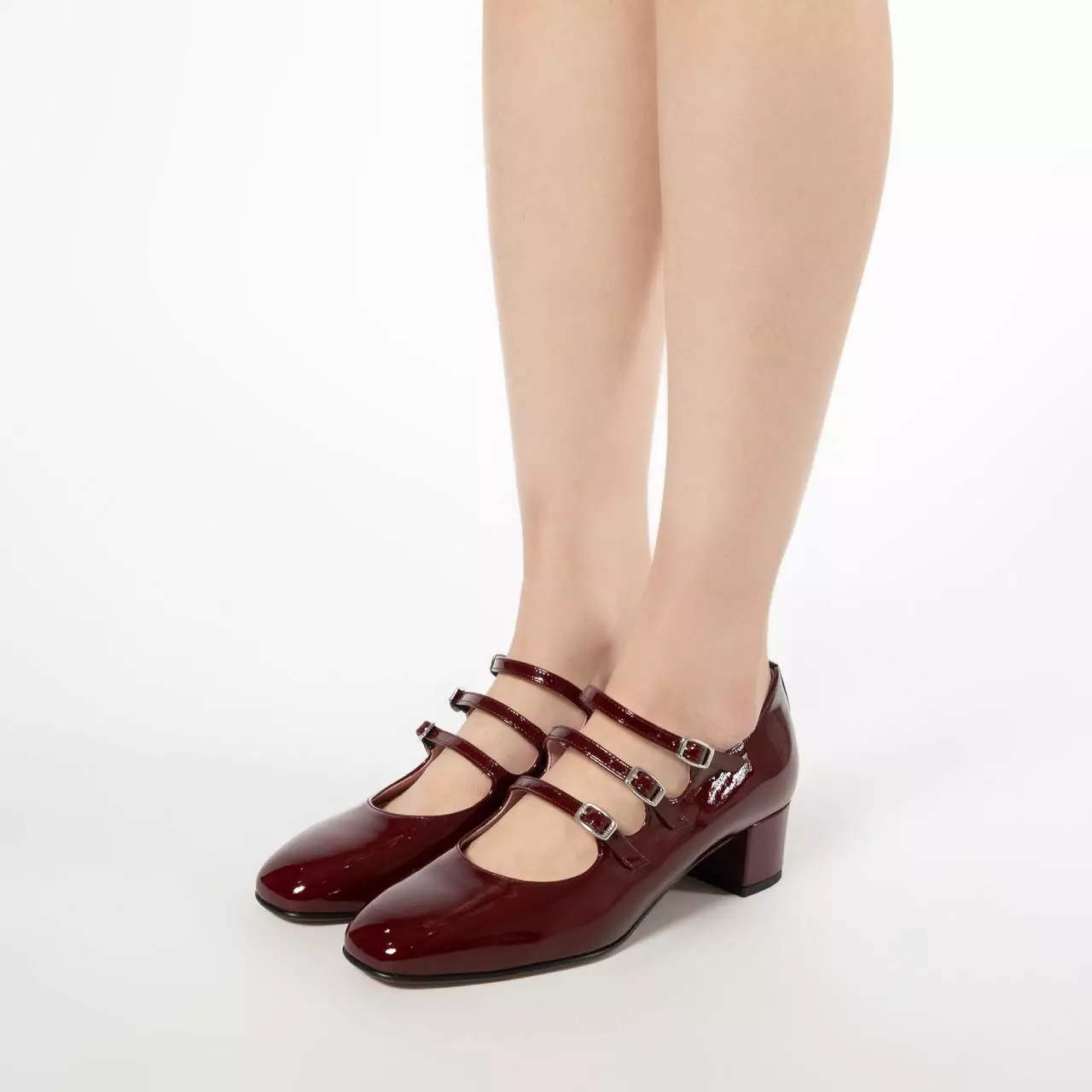 Carel Alice Calzature Online Alice Black Suede Leather Mary Janes
