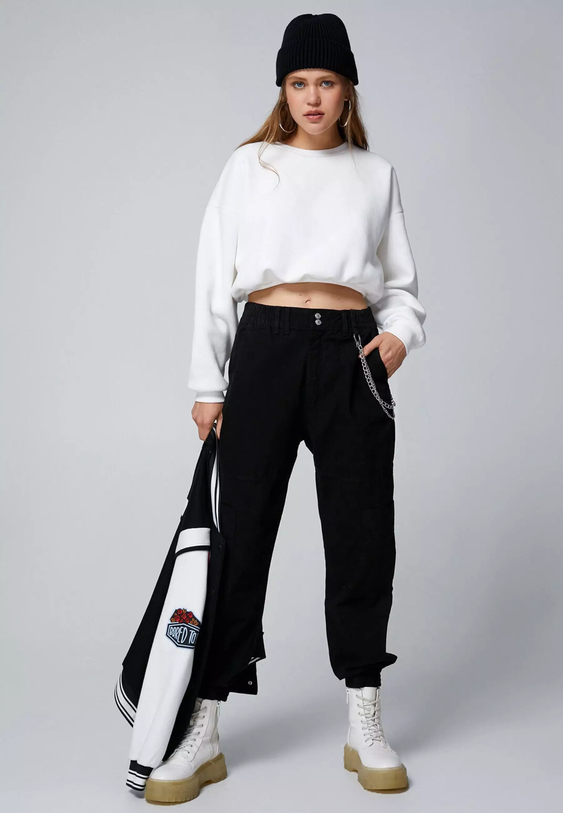 Pantalones Jogger Básicos Para Mujer | Tejido Modal, Cómodos, Con Bolsillos Y Cordón Ajustable