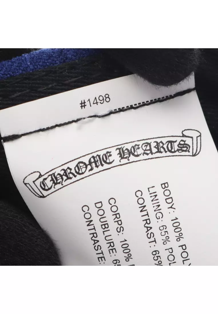 Pre-Loved Chrome Hearts baseball cap logo embroidery blue