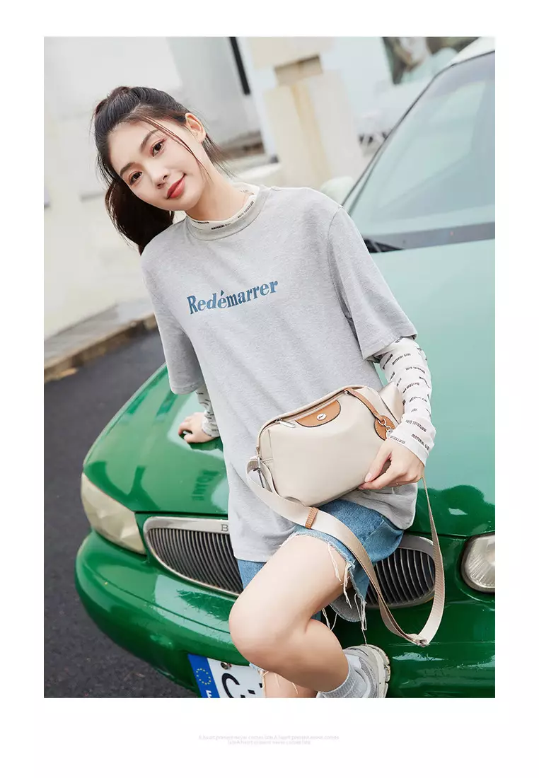 Ladies Nylon Crossbody Bag Small Size