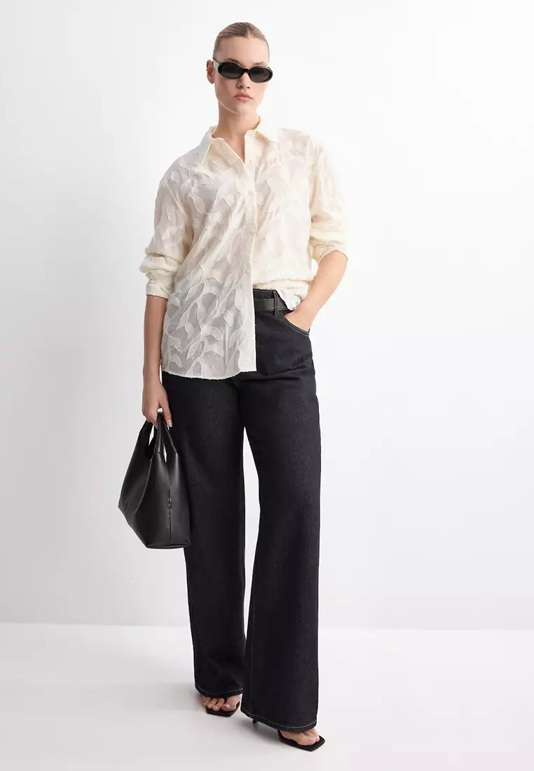 Floral Embroidery Blouse