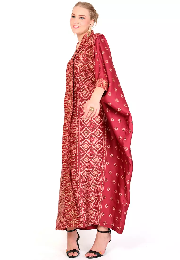 Kanzi Exclusive Long Sleeve Songket Kaftan