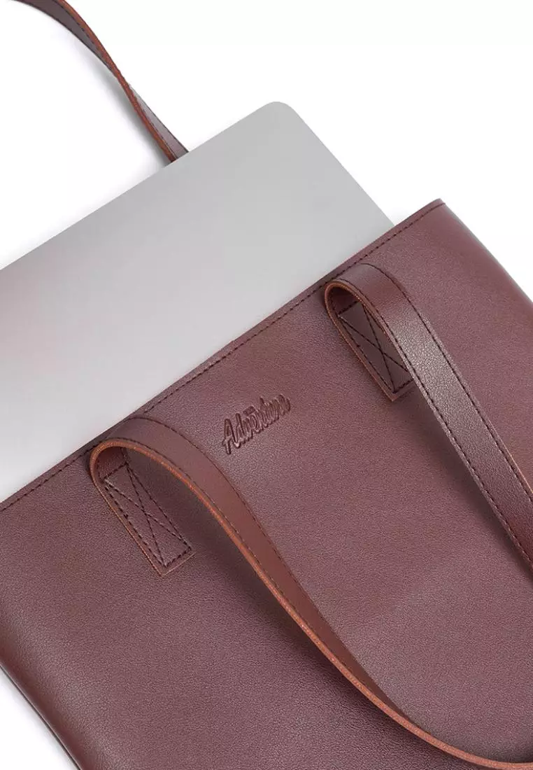 Tote Bag / Laptop Bag Vegan Leather Ludwig