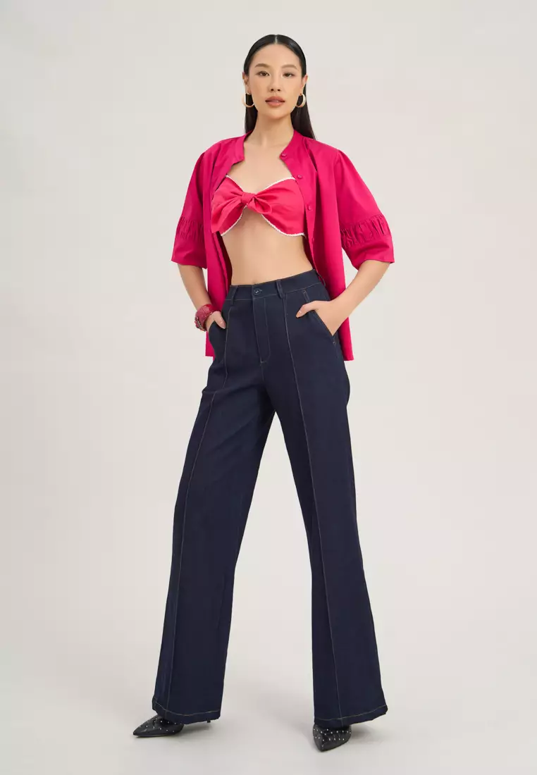 F2 - Fashion and Freedom Fluorescent Magenta Kate Top