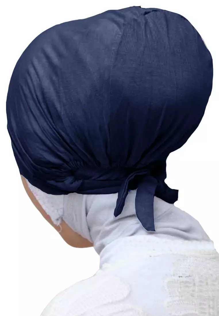 2 in 1 Basic Inner Premium Rayon Tie-Back Navy & Nude