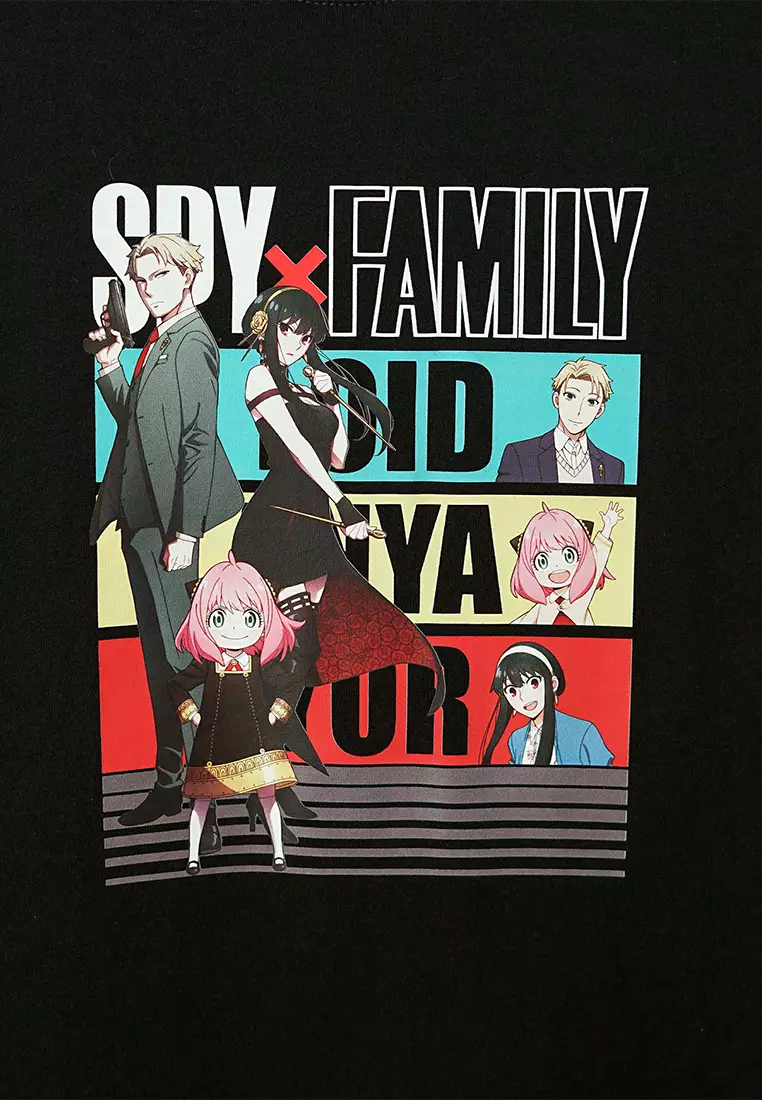 Cressida X SpyxFamily Kaos Kids Boy Black - YB244H