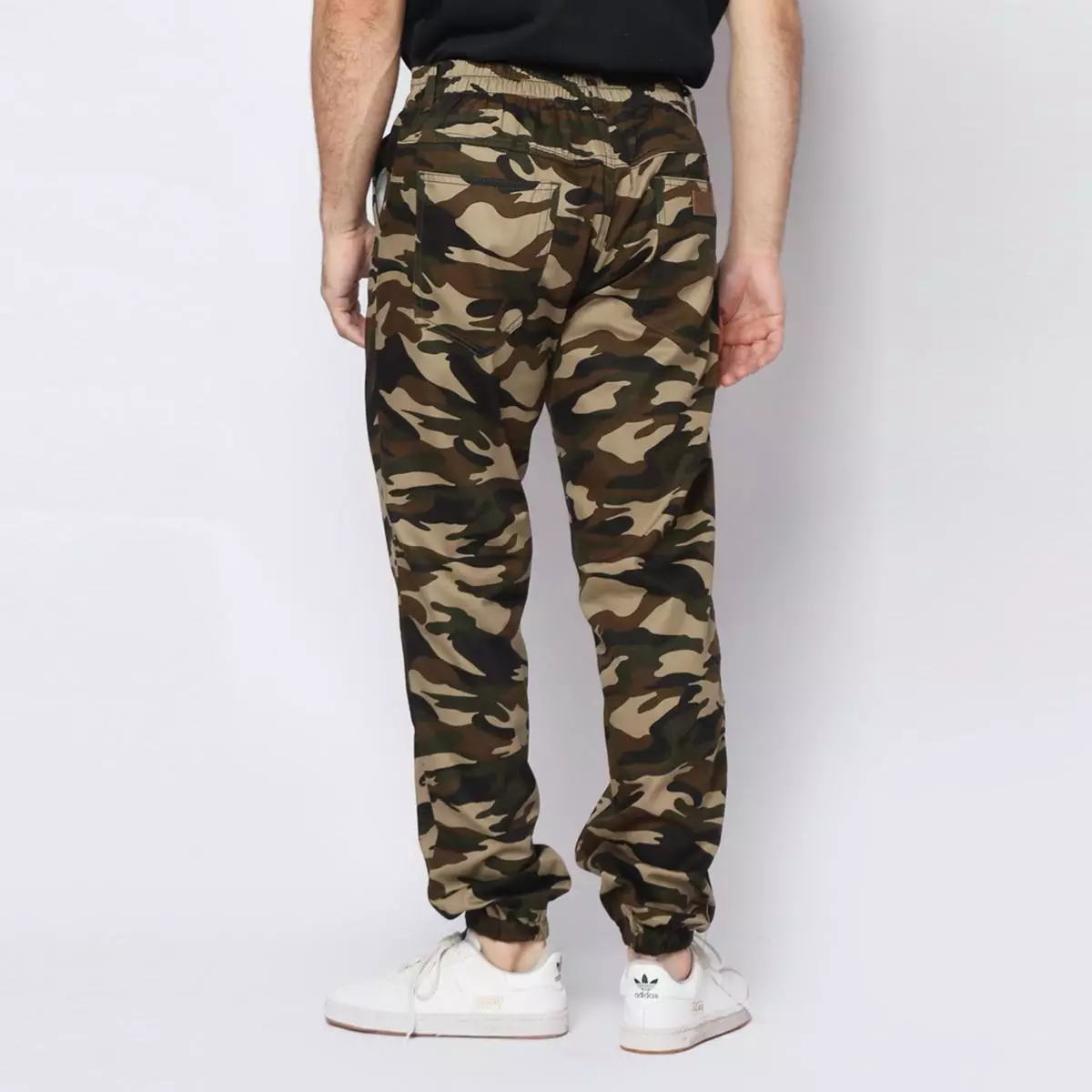 Jogger Loreng Brown Pants 142201N