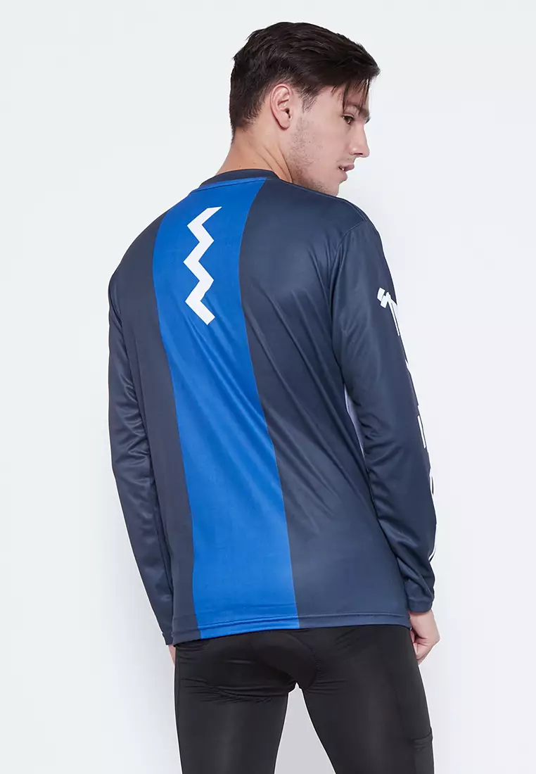 Td Active MS127 Baju Sepeda TD Blue Lines