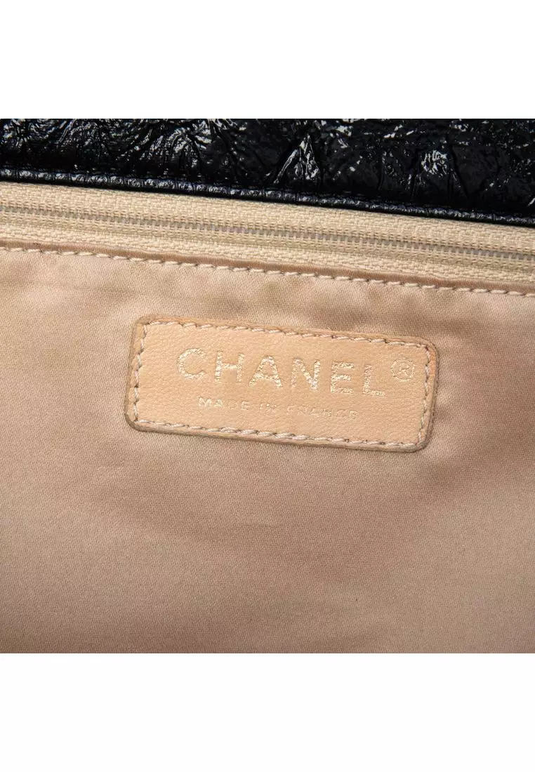 Pre-Loved Chanel Medium Vinyl Rock And Chain Flap