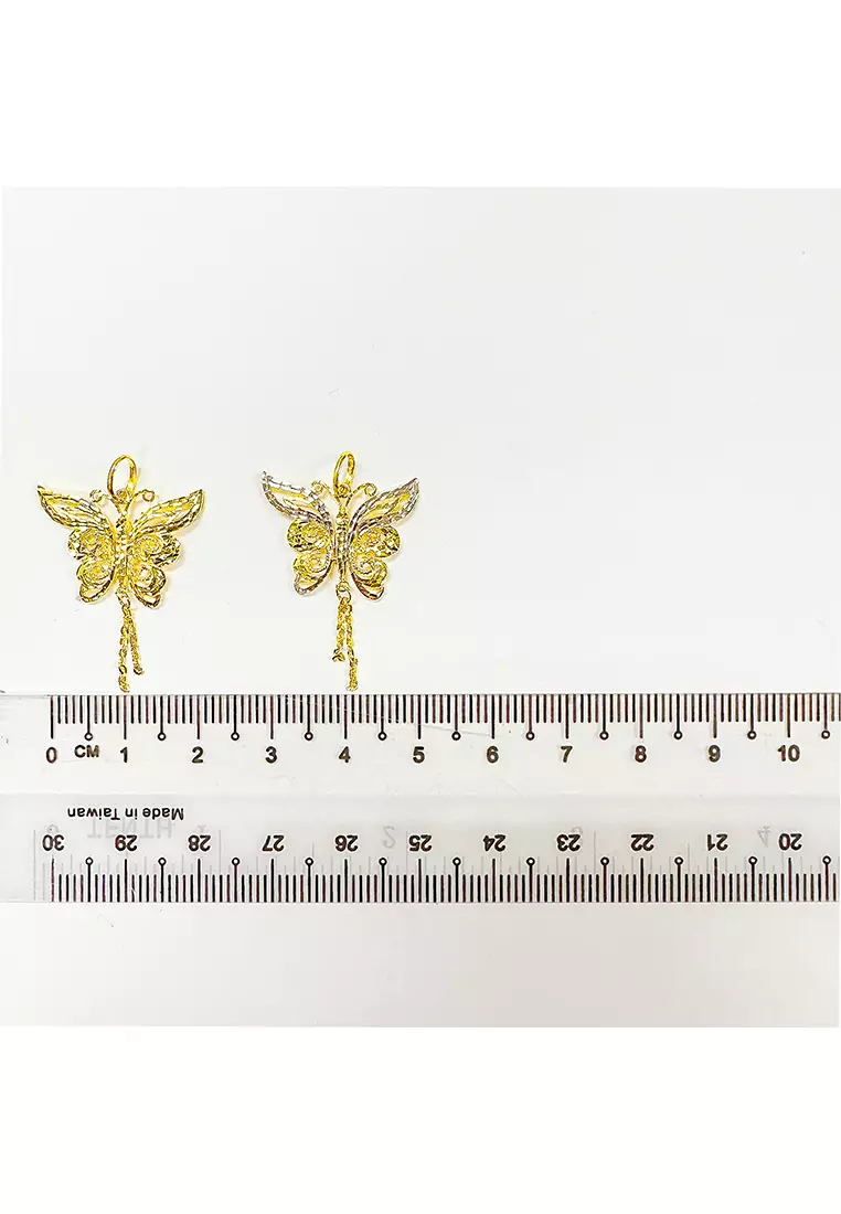 375/9K Gold Butterfly Pendant B71
