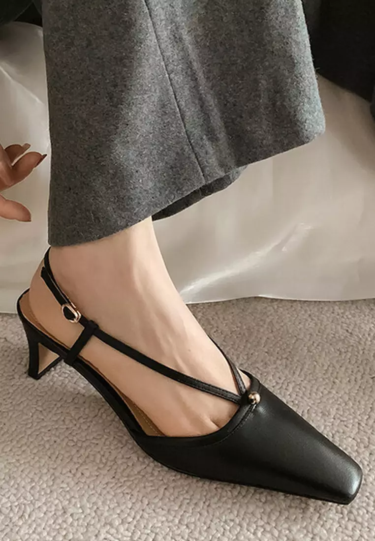 Slingback dress shoes top