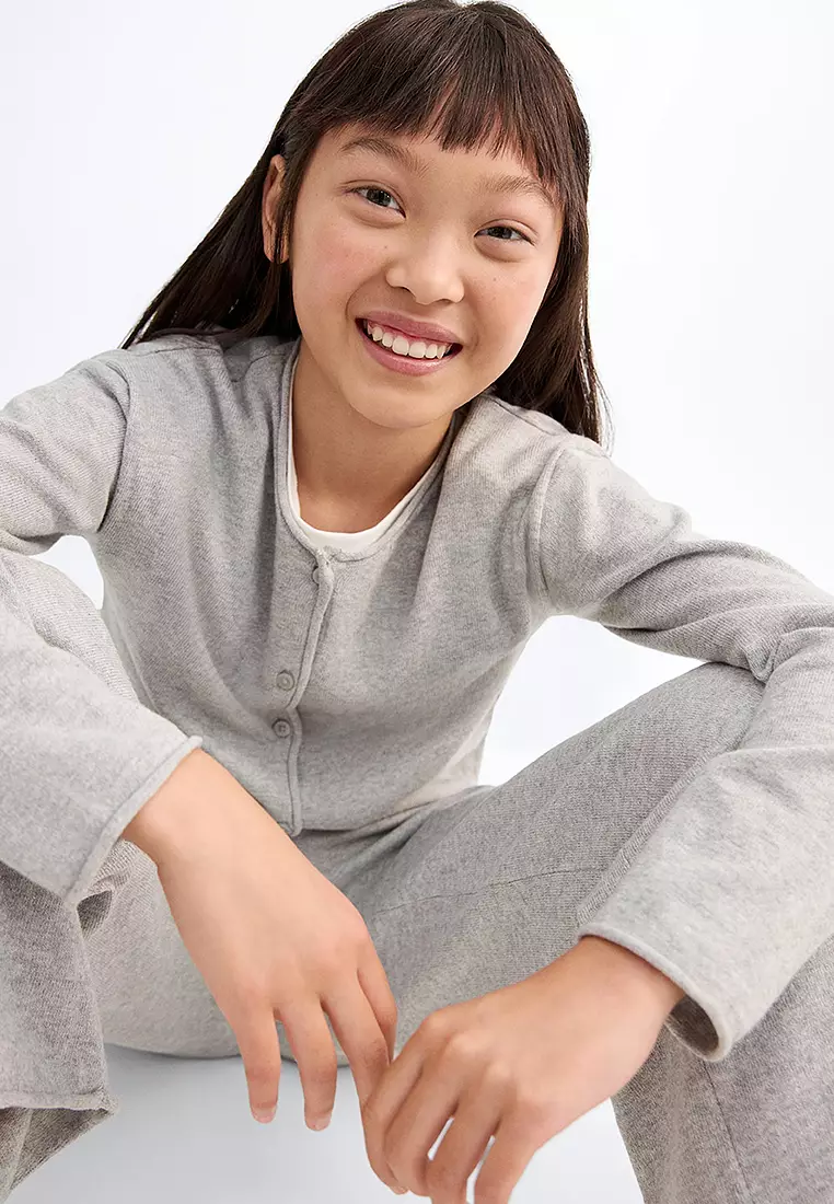 Long Sleeves Knit Cardigan