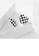 Glamorousky silver 925 Sterling Silver Fashion Simple Black and White Checkerboard Heart Stud Earrings 81D9FACAAC9138GS_4