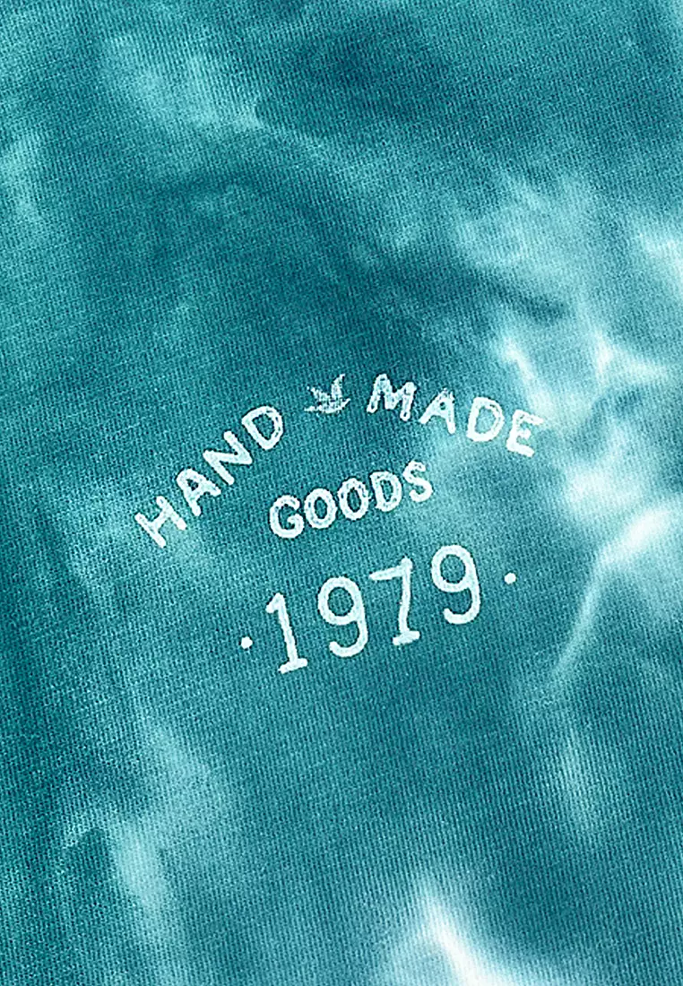 Men's V57 Logo Embroidery Tie Dye Tee