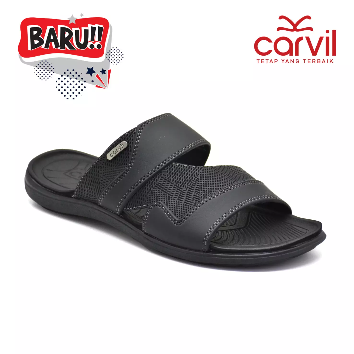 Carvil Sandal Pria Newcastle-03 M Stone