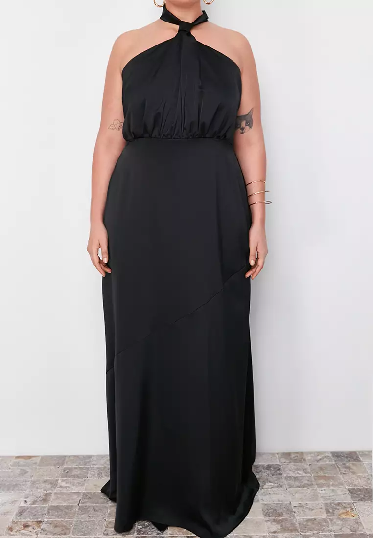 Plus Size Evening Maxi Dress