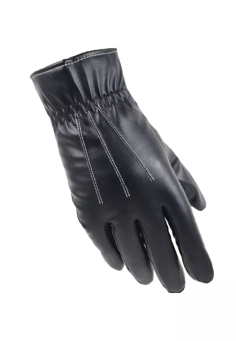 Irroin Gloves Sarung Tangan Motor Pria Waterproof Touchscreen Material Kulit Leather ORIGINAL