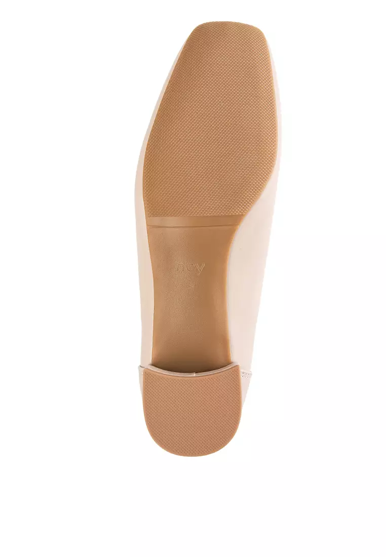 HELEN J2386-8 MID LOW HEEL SHOES DUSTY PINK