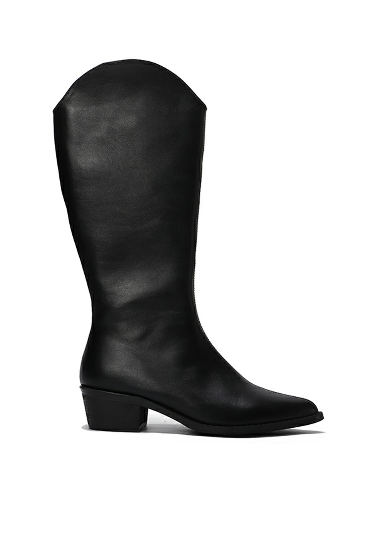 Faux Leather Riding Boots YLT718-1