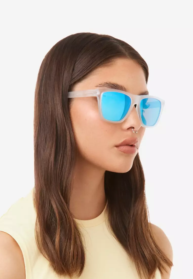 One Ls Raw - Polarized Air Matte Blue Sunglasses for Men and Women, Unisex. Official Product designed and Made in Spain
