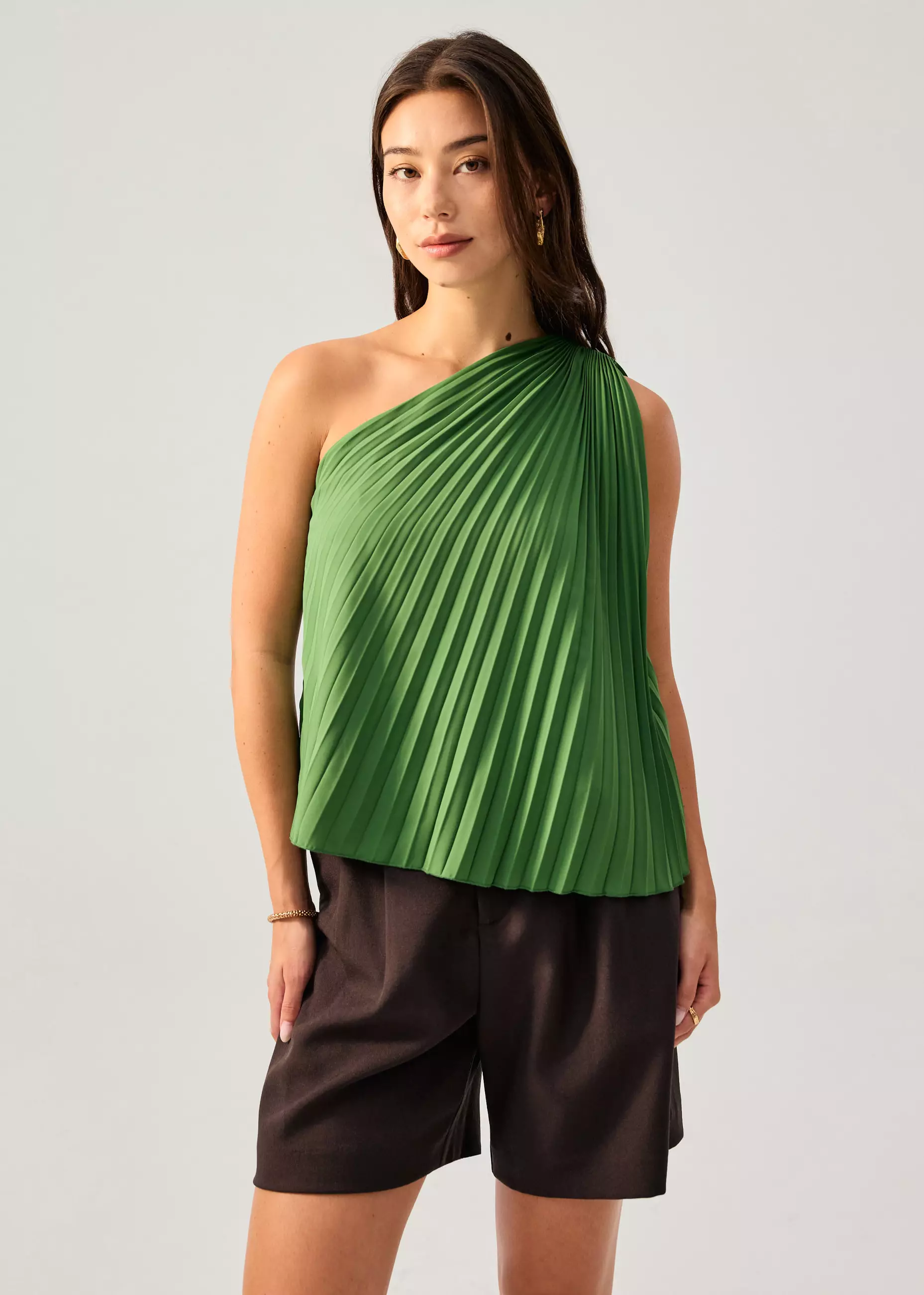 Atasan Wanita - Wei Sunray Pleated Toga Top