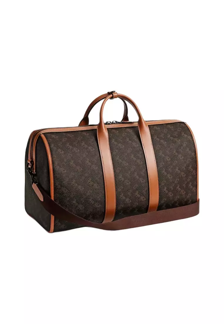 ◆Coach◆ Gotham Duffle Bag 45 with Horse and Carriage CX183 COACH® | Gotham Duffle Bag 45 In Maxi Signature Leather