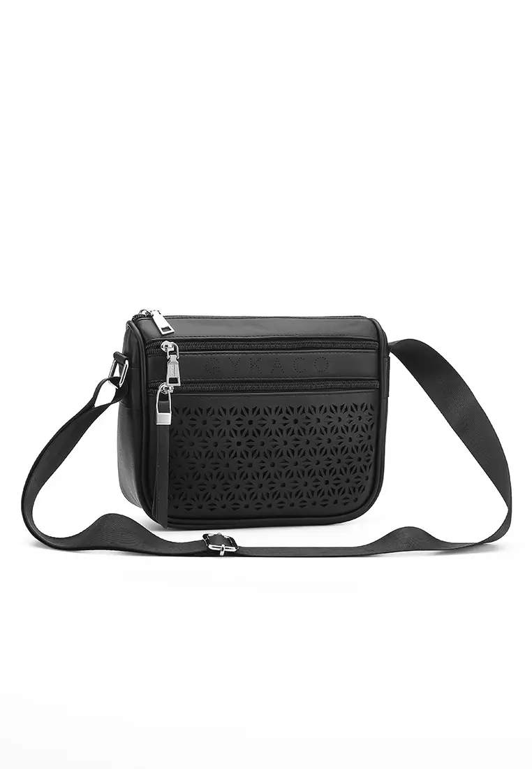 GYKACO DEONA Black - Tas Wanita Sling Bag - Fashion Top Handle Bag (Import)
