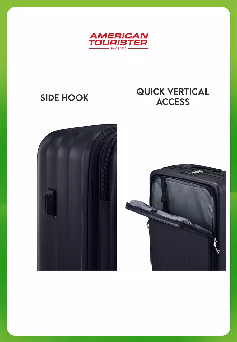 American Tourister Koper Hardcase Tranto Spinner Large 28 Inch EXP TSA BO - Black