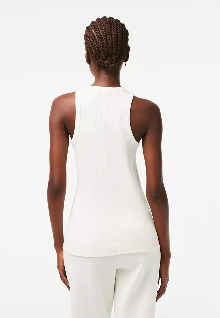 Women’s Lacoste Slim Fit Organic Cotton Tank Top