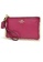 Coach COACH SMALL WRISTLET IN LEATHER AND SHEARLING (F64709)  IM/Cranberry /Natural EEEC6ACFB0E49CGS_1