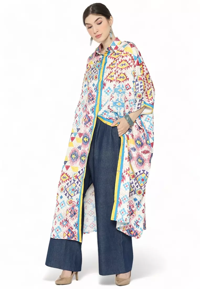 Kanzi Collared Kaftan
