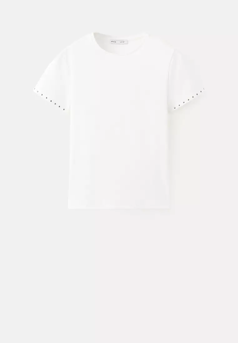 Short-Sleeve Studded T-Shirt