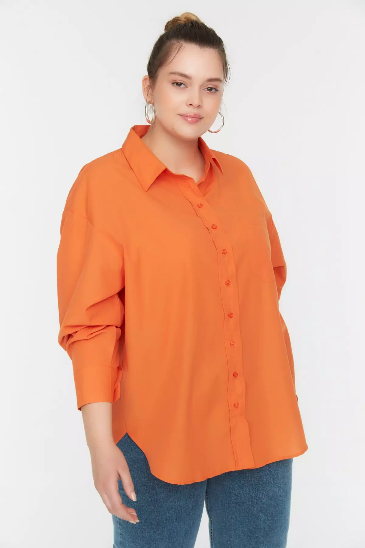 Plus Size Basic Shirt