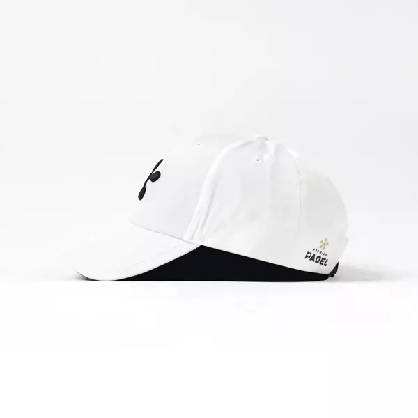 Topi BULLPADEL PREMIER PADEL HALF WHITE CAP 100% ORIGINAL - OS
