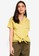 ZALORA yellow Tie Front Shirt 97671AA5D92E2CGS_1